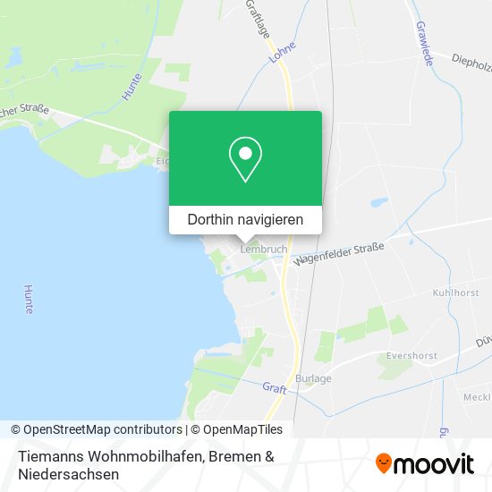 Tiemanns Wohnmobilhafen Karte