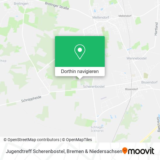 Jugendtreff Scherenbostel Karte