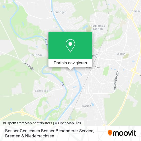 Besser Geniessen Besser Besonderer Service Karte