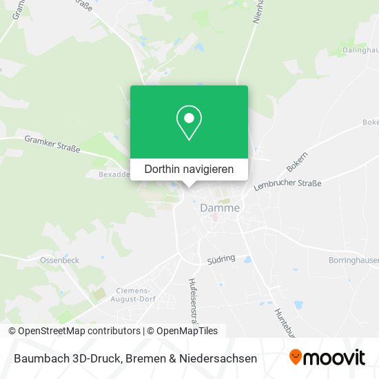 Baumbach 3D-Druck Karte