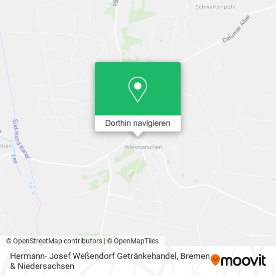 Hermann- Josef Weßendorf Getränkehandel Karte