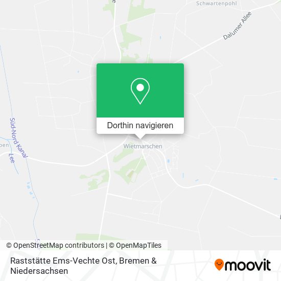 Raststätte Ems-Vechte Ost Karte