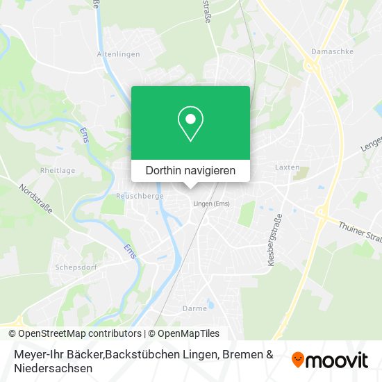 Meyer-Ihr Bäcker,Backstübchen Lingen Karte