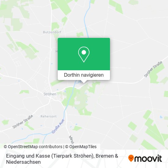 Eingang und Kasse (Tierpark Ströhen) Karte