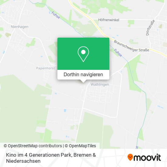 Kino im 4 Generationen Park Karte