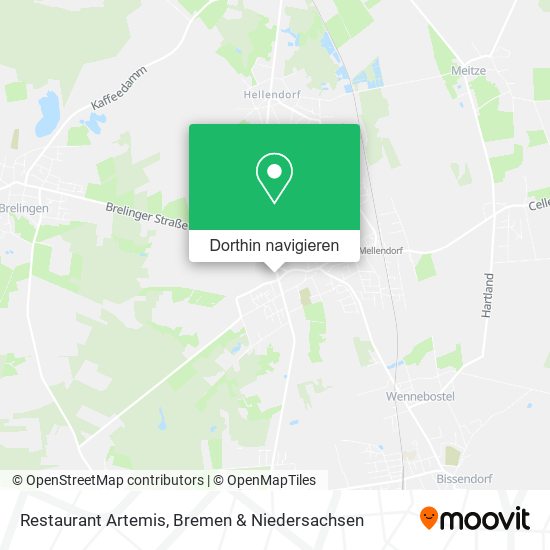 Restaurant Artemis Karte
