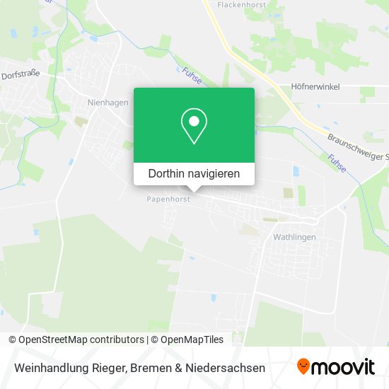 Weinhandlung Rieger Karte