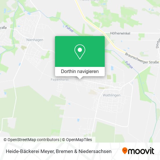 Heide-Bäckerei Meyer Karte