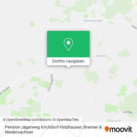 Pension Jägerweg Kirchdorf-Holzhausen Karte