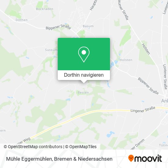 Mühle Eggermühlen Karte