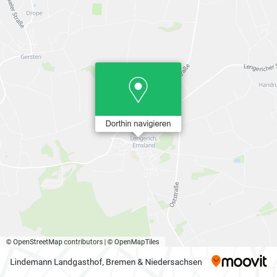 Lindemann Landgasthof Karte