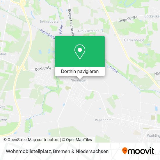Wohnmobilstellplatz Karte