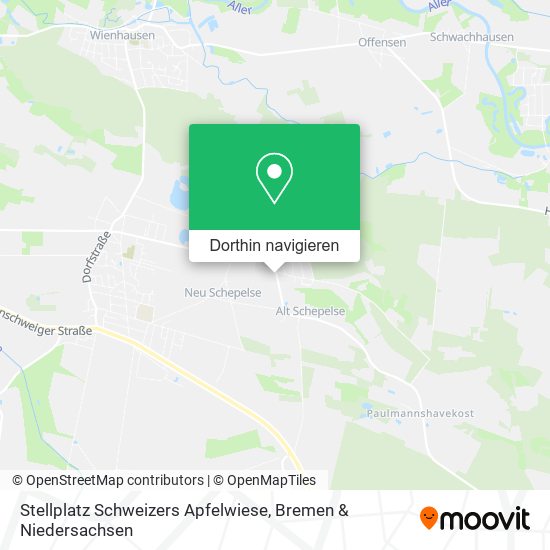 Stellplatz Schweizers Apfelwiese Karte