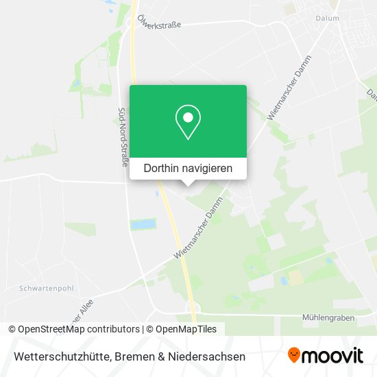 Wetterschutzhütte Karte
