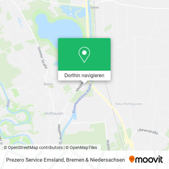Prezero Service Emsland Karte