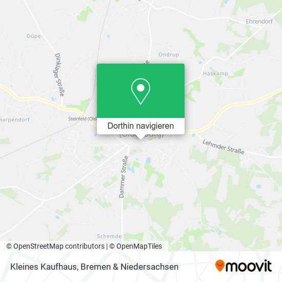 Kleines Kaufhaus Karte