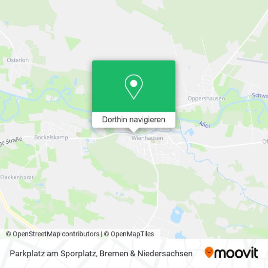 Parkplatz am Sporplatz Karte