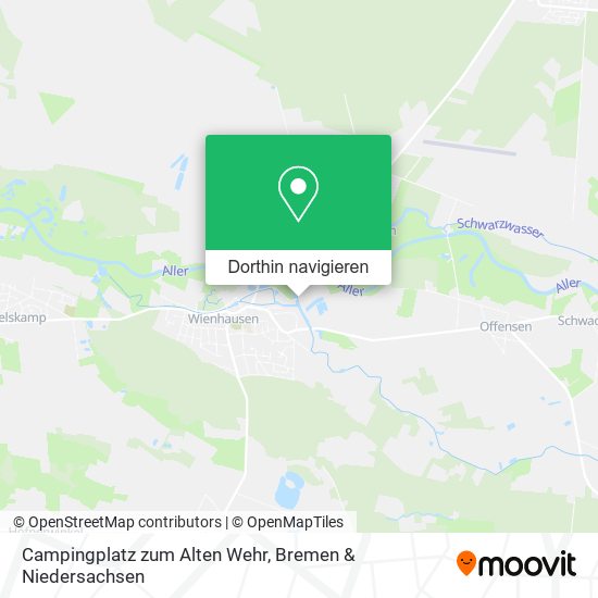 Campingplatz zum Alten Wehr Karte