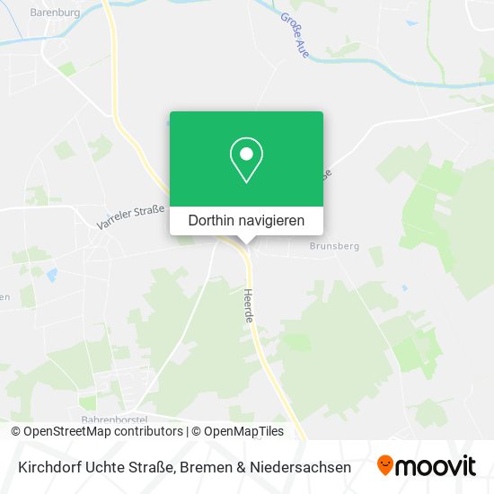 Kirchdorf Uchte Straße Karte