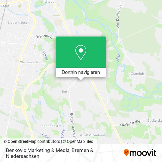 Benkovic Marketing & Media Karte
