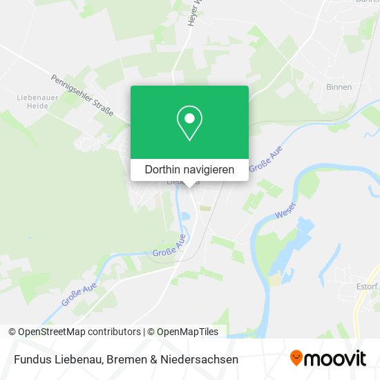 Fundus Liebenau Karte