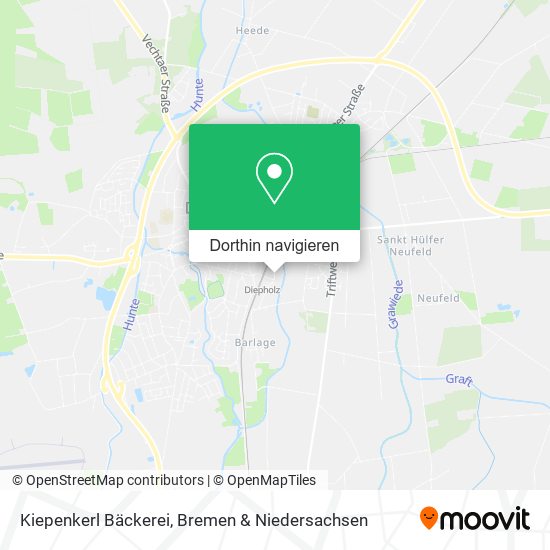Kiepenkerl Bäckerei Karte