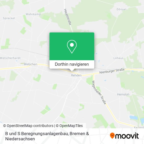 B und S Beregnungsanlagenbau Karte