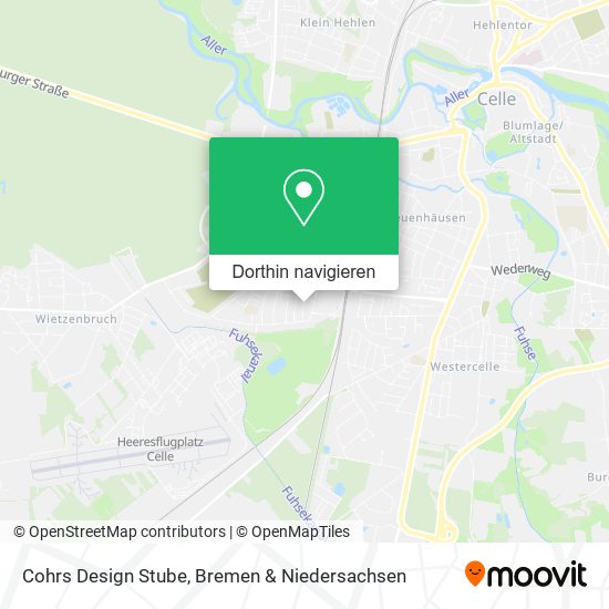 Cohrs Design Stube Karte