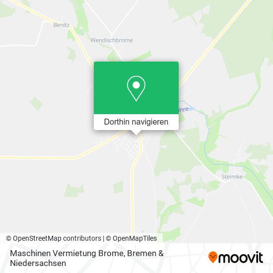 Maschinen Vermietung Brome Karte