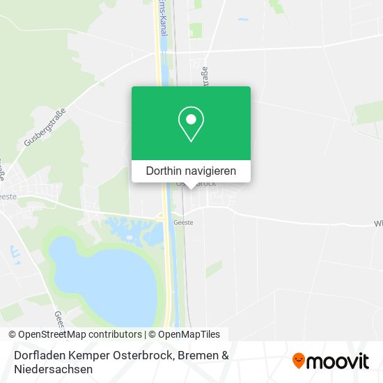 Dorfladen Kemper Osterbrock Karte