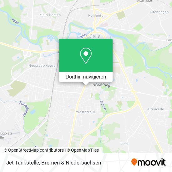 Jet Tankstelle Karte