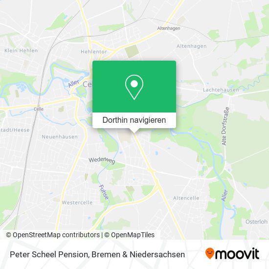 Peter Scheel Pension Karte