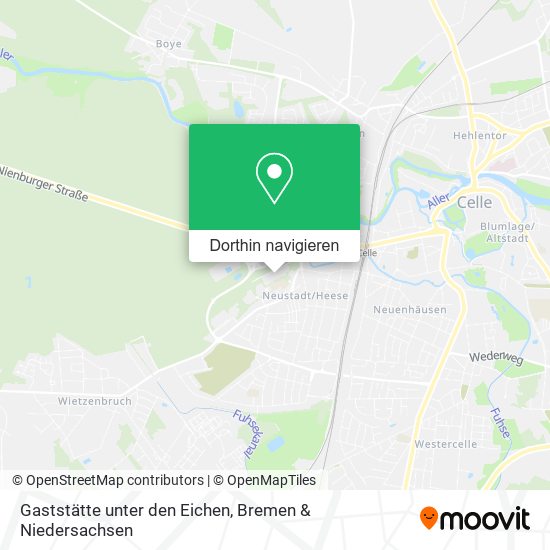 Gaststätte unter den Eichen Karte