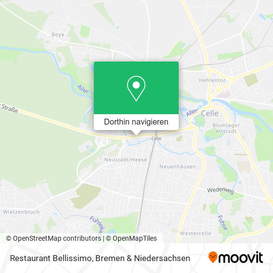 Restaurant Bellissimo Karte