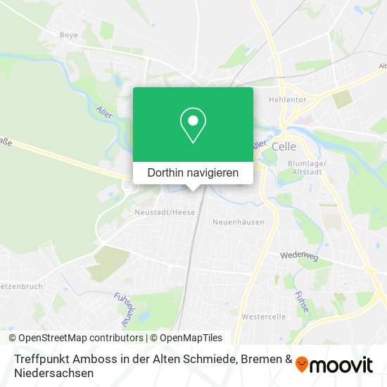 Treffpunkt Amboss in der Alten Schmiede Karte