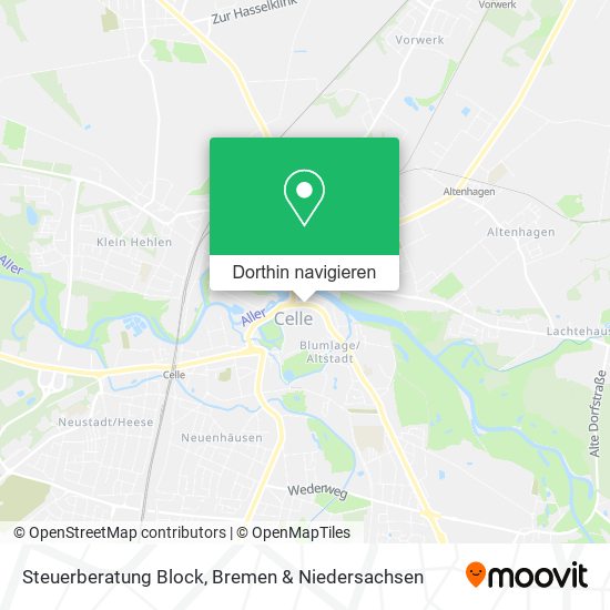 Steuerberatung Block Karte