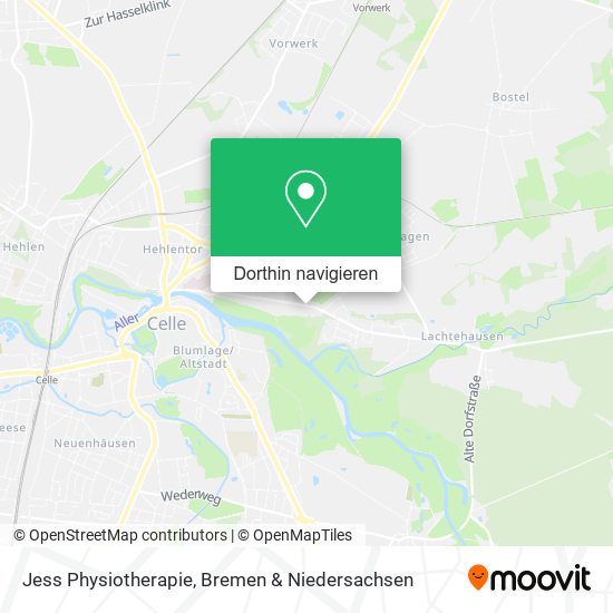 Jess Physiotherapie Karte