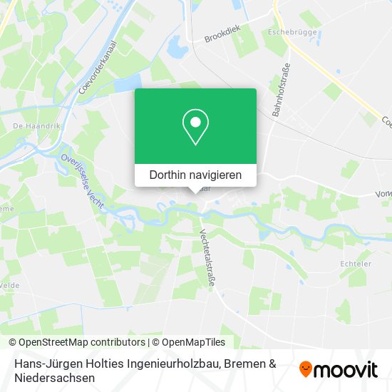 Hans-Jürgen Holties Ingenieurholzbau Karte