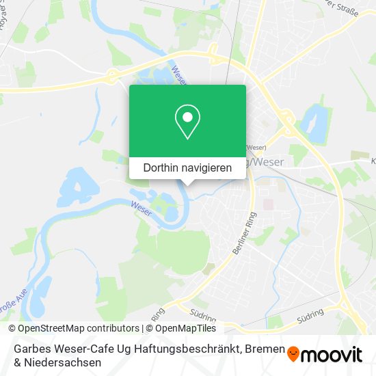 Garbes Weser-Cafe Ug Haftungsbeschränkt Karte