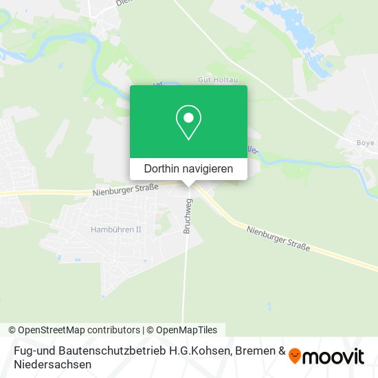 Fug-und Bautenschutzbetrieb H.G.Kohsen Karte