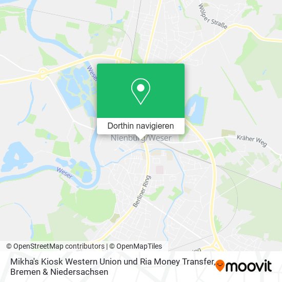 Mikha's Kiosk Western Union und Ria Money Transfer Karte
