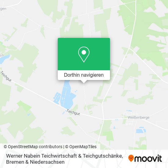 Werner Nabein Teichwirtschaft & Teichgutschänke Karte