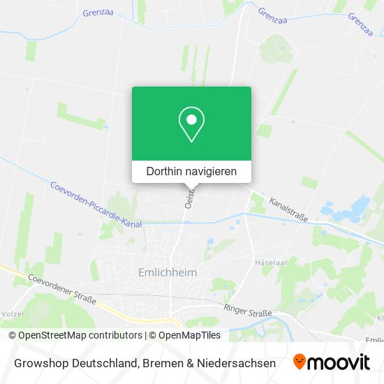 Growshop Deutschland Karte