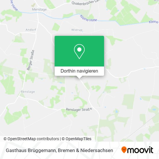Gasthaus Brüggemann Karte