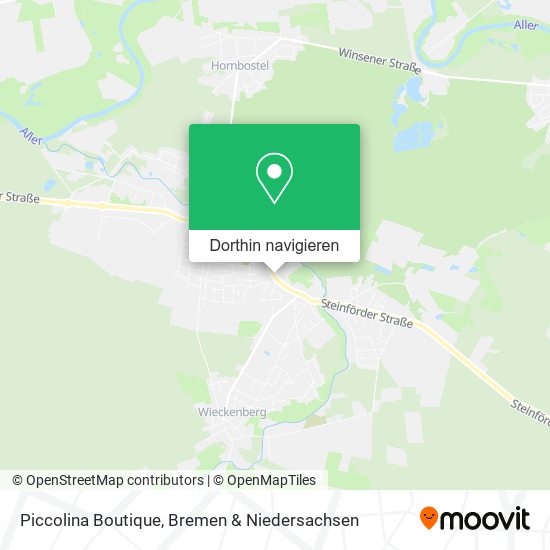 Piccolina Boutique Karte
