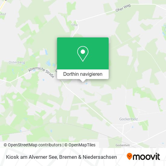 Kiosk am Alverner See Karte