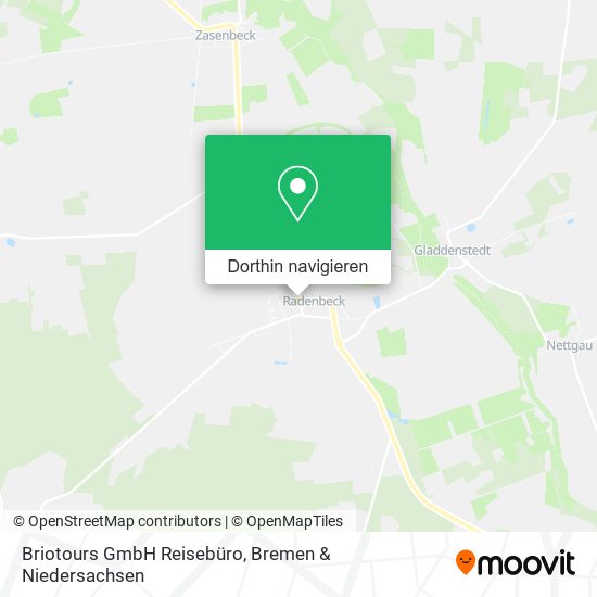 Briotours GmbH Reisebüro Karte
