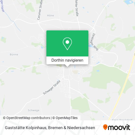 Gaststätte Kolpinhaus Karte
