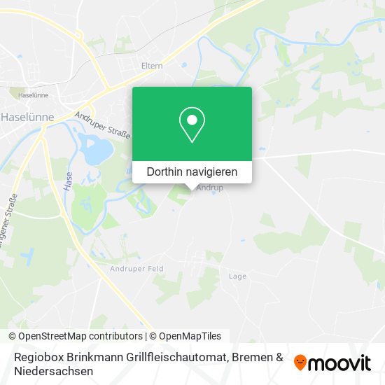 Regiobox Brinkmann Grillfleischautomat Karte