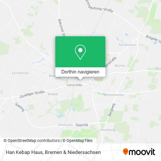 Han Kebap Haus Karte